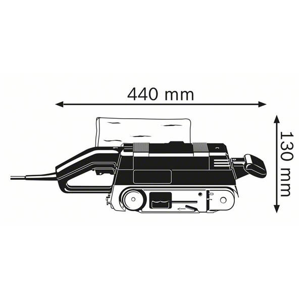 Bosch GBS 75 AE tračna brusilica / šlajferica 0601274708 - Image 2