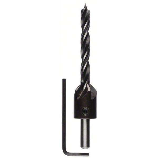 Bosch burgija za drvo Ø8mm spiralna sa upuštačem 2608596395