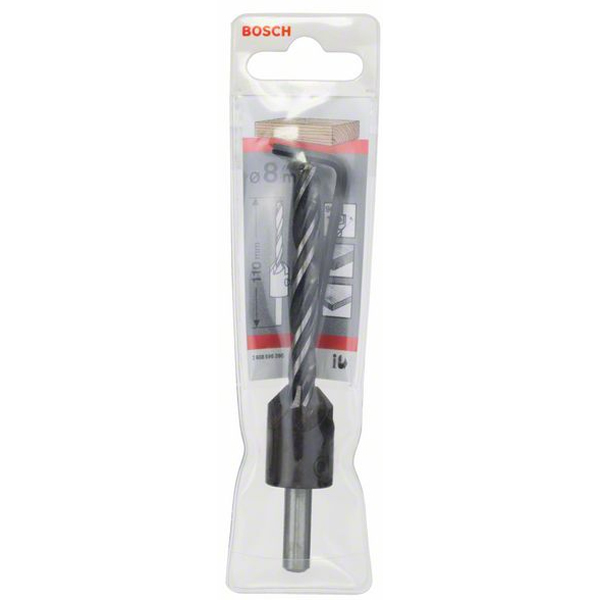 Bosch burgija za drvo Ø8mm spiralna sa upuštačem 2608596395 - Image 2