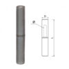 Šarka bravarska za vrata SP3 Ne fi10x50/5,8x15mm   DP0 0102211 - Image 2