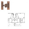 Zatvarač kuglični Z100 ZnŽ 32x29 mm   DP1 1304045 - Image 2