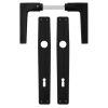 Garnitura - ključ PVC crna