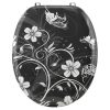 Daska za WC White Flower lakirani medijapan KSD532