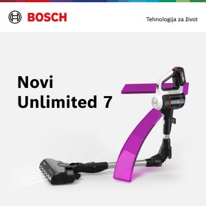 Bosch aku usisivač Unlimited 7 BBS 711 W