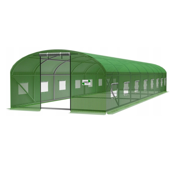 Plastenik zeleni 10x4x2 m (TUN8009)