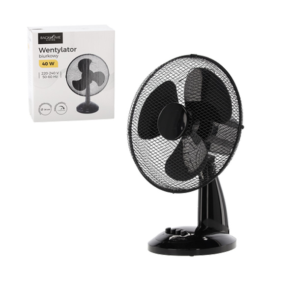 Ventilator sa postoljem 40W crni (FAN9042)