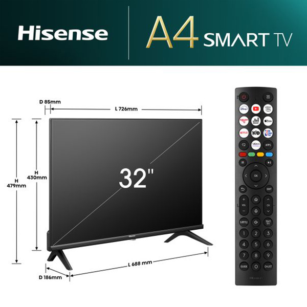 Hisense Televizor (32A4N) - Image 2