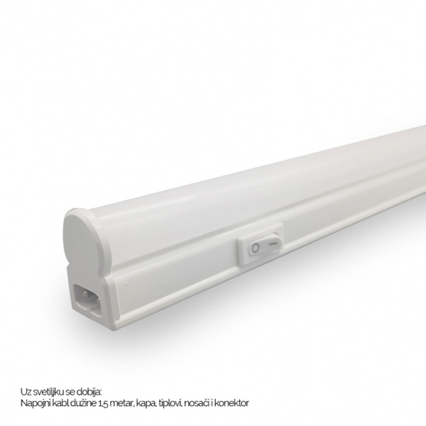 LED svetiljka 12W 6500K prekidač bela (2233)